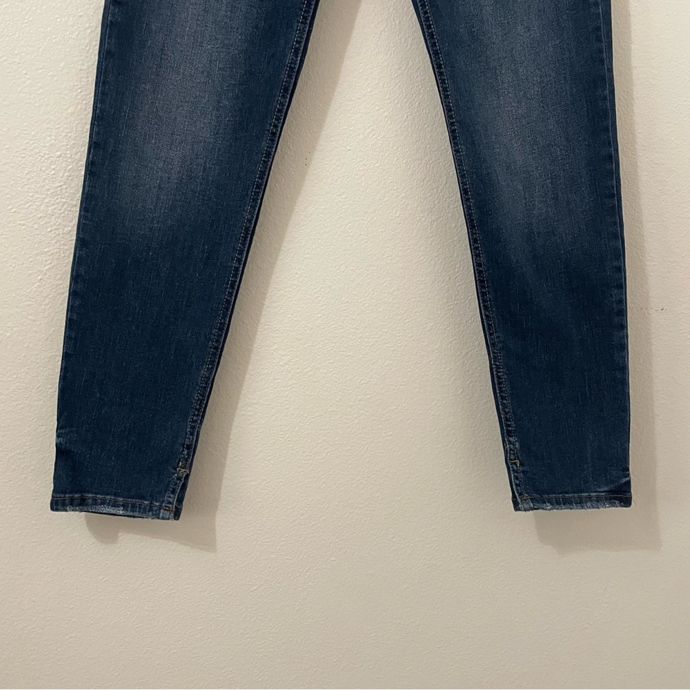 Mango MNG ISA Skinny Denim Jeans Size 4 Medium Wash Low Rise - Picture 6 of 8